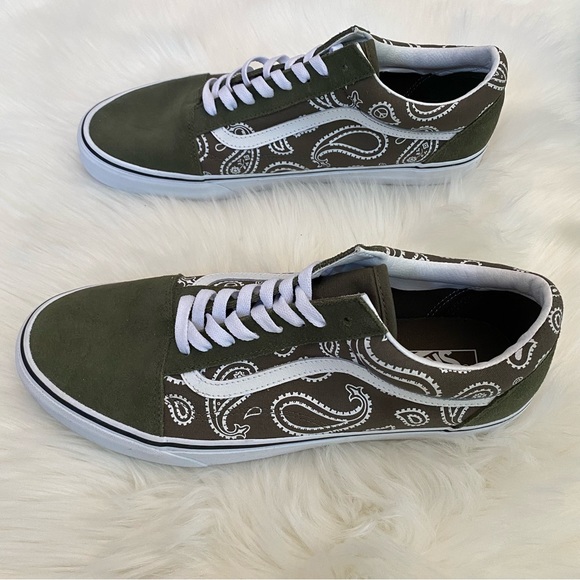 New with Tag Vans Men's Green Shoe Size 13 - Picture 3 of 7